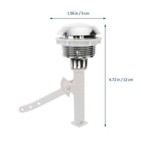 

Separated Type Flush Toilet Water Tank Push Buttons Rods for Home Hotel