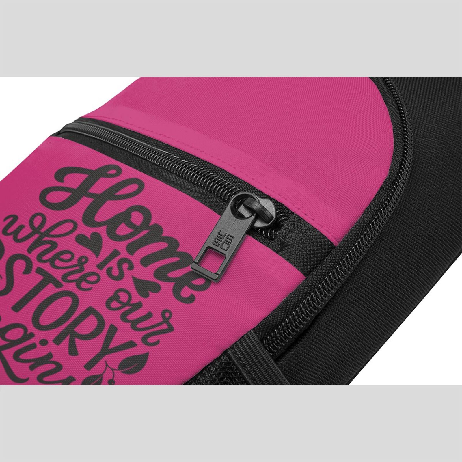 Xecao's Home is Where Our Story Begins Print Sling Bag: A Versatile Chest, Shoulder, and Crossbody Backpack for Casual Days Out, Perfect for Both Men and Women