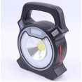 thumbnail image 1 of 30w Rechargeable Portable Handheld, Work Light Camping Light, White Light + Red And Blue Flashing Light Warning Function (1 Piece, Black), 1 of 5