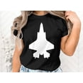 thumbnail image 3 of Military Fighter Jet Plane Patriotic Pilot Airplane Gift T-Shirt 4th of July Jet Fighter Aviation Birthday Presents Tshirt, 3 of 10