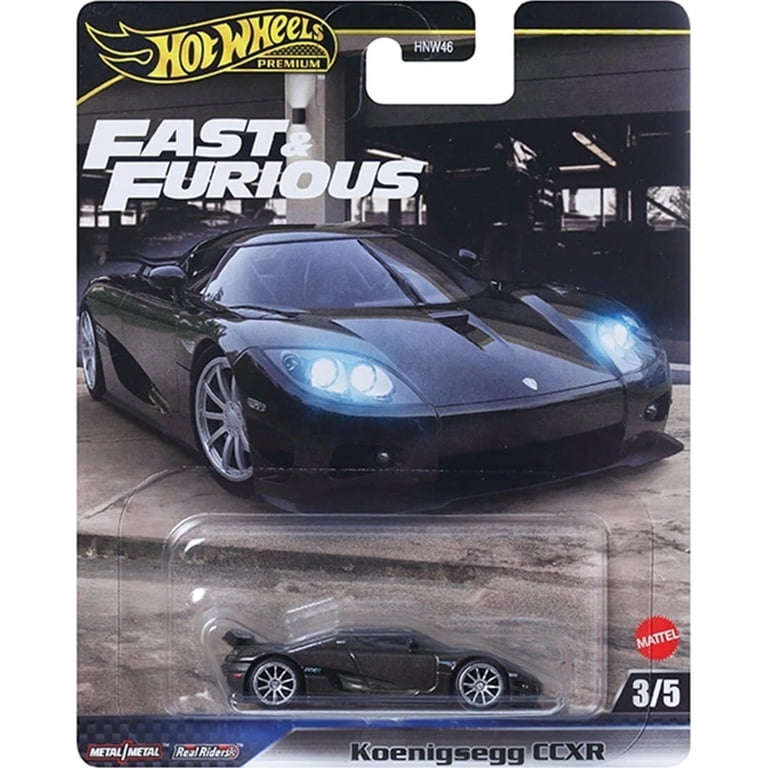 Hot Wheels Fast & Furious Die-Cast Cars 5-Pack Set, L Case
