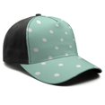 thumbnail image 3 of Design Pattern Baseball Cap – Stylish Spliced Design Adjustable Trucker Hat with Full Print Front & Brim, Breathable Cotton Blend Snapback for Sports, Travel & Daily Wear, 3 of 3