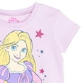 thumbnail image 3 of Disney Princess Rapunzel Big Girls French Terry Dress Toddler to Big Kid, 3 of 5