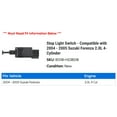 thumbnail image 2 of Stop Light Switch - Compatible with 2004 - 2005 Suzuki Forenza 2.0L 4-Cylinder, 2 of 2