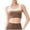 Brown, variant on Womens Sports Bras Gradual Hanging Shockproof Gathering Breathable Sports Bra Wireless Bra Brown M