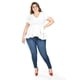 thumbnail image 5 of Blusa de corte peplum Roman Fashion /Juvenil, 1869 (Blanco) blanco 40, 5 of 5