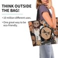 thumbnail image 3 of The Boondocks Shoulder Bag Durable Reusable Grocery Bags Shopping Tote Bag for Women, 3 of 9