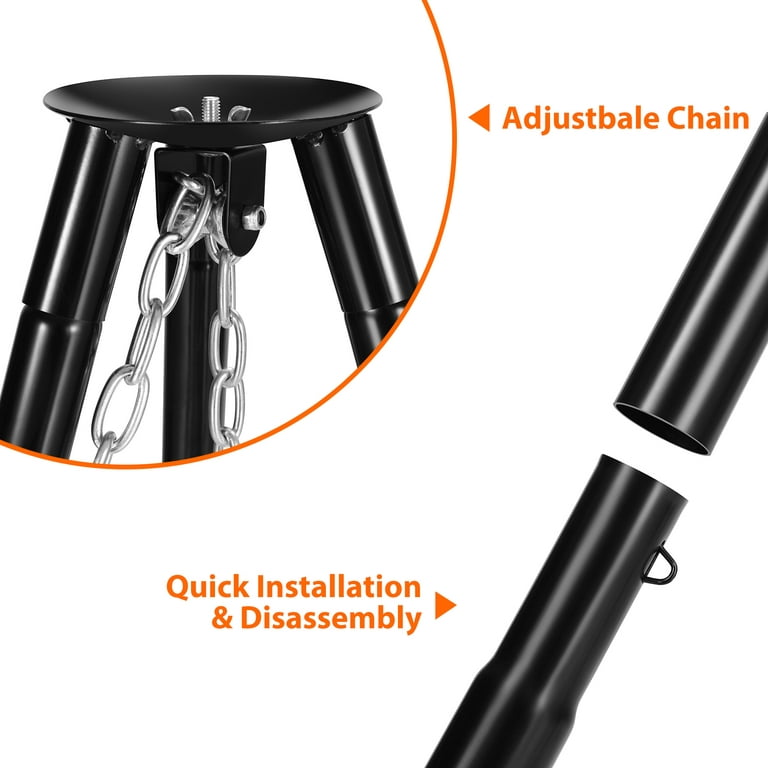 Tripod Grill Setup for Fire Pit - Adjustable Pulley System 