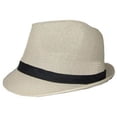 thumbnail image 4 of The Hatter Co. Tweed Classic Cuban Style Fedora Fashion Cap Hat, Purple, 4 of 8