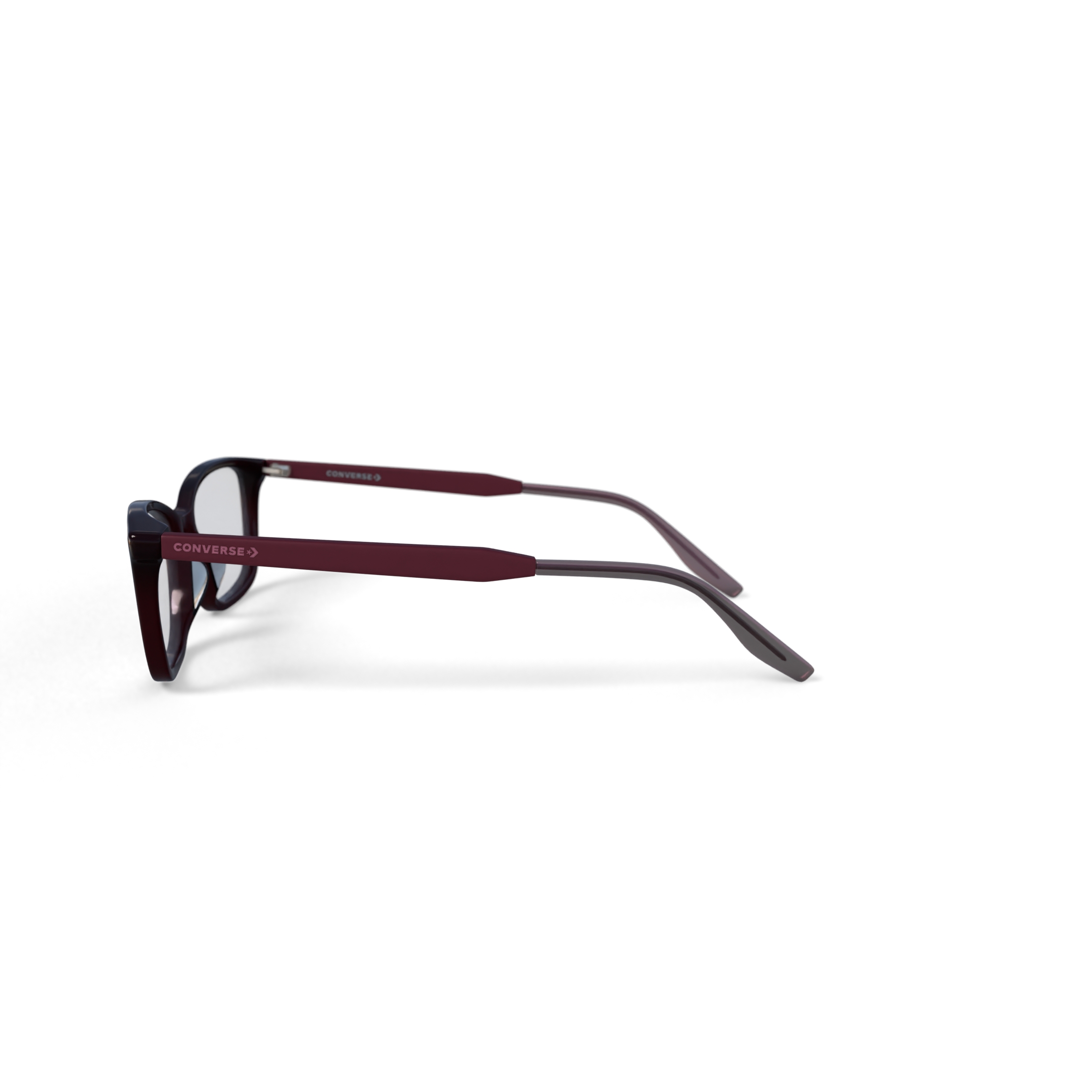Converse Women's CV5005G Prescription Eyeglasses with Case, Burgundy