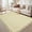 Beige/Yellow, variant on ZACOO 9'x12' Area Rugs Scalloped Solid Rug, Non-Slip Low Pile Area Rugs for Living Room Bedroom, Soft Modern Farmhouse Washable Carpet, Gray