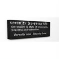 thumbnail image 2 of Black and White Serenity Definition Wall Plaque Art, 2 of 2