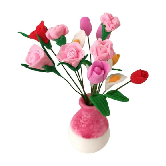 Dollhouse Potted Flowers Hugo Casa de muñecas en maceta