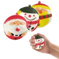 thumbnail image 1 of De Bolas Navideñas Para Aliviar El Estrés, Entrenador De Fuerza De Agarre De Mano, Colgante De Llavero De Pu, Juguetes Para Apretar Para Niños Y Adultos seitruly HA037982-00, 1 of 6