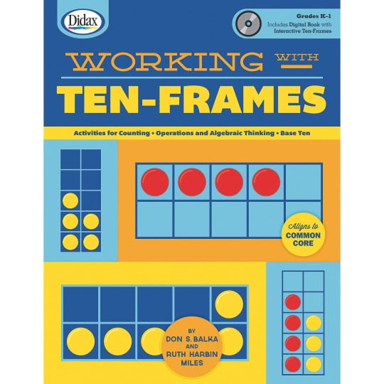 (Price/each)Didax Working With Ten Frames Book
