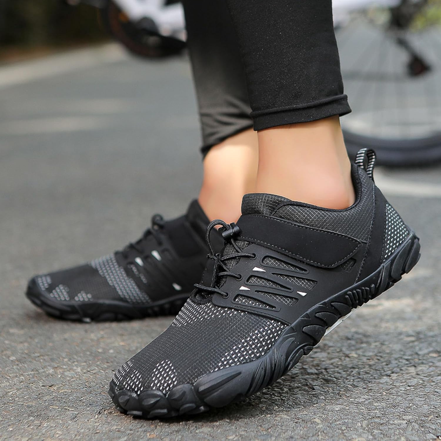 Women's Men’s Barefoot Hiking Shoes Minimalist Trail Running Sneakers Zero Drop Sole Wide Toe Box Parkour Trekking Workout Footwear