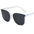 thumbnail image 5 of Polarized Oversized Square Sunglasses for Women Men, Big Cat Eye Sun Glasses, UV Protection Fashion Shades for Driving, Travel, Beach, Outdoor, Lightweight Eyewear, Black, 5 of 9