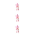 thumbnail image 2 of Cateissary Decoraciones de Pascua Artesanías encantadoras Festival de interior al aire libre Adorno Diseño de escena Oreja de conejo Gnomo Rosado 3piezas, 2 of 6