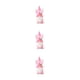 thumbnail image 5 of Matsuzay Decoraciones de Pascua, muñecas de conejito para el hogar, suministros de fiesta de primavera, decoración de mesa, manualidades, Rosado 3piezas, 5 of 6