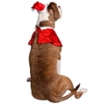 thumbnail image 3 of Disfraz de perro Pet Krewe Christmas Santa con sombrero y collar, 3 of 8