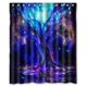 thumbnail image 1 of Cortina de ducha ABPHQTO Árbol Estrella Cielo Galaxia Impermeable 150x180 cm, 1 of 2