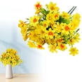 thumbnail image 2 of Silk Flowers for Outside, Ongmies Artificial Outdoor Flowers – Fade-Resistant Flower Bouquets for Decoration, A Bouquet of Artificial Flowers, 2 of 7