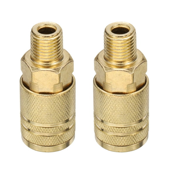 2pcs Male Industrial Coupler 1/4" NPT M Style Air Hose Fittings Quick Connector Air Coupler for Air Compressor