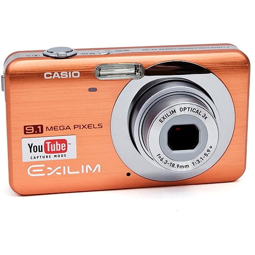 Casio 9MP Exilim EX-Z85 Orange Digital Camera w/ 3x Optical Zoom