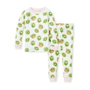 Burt's Bees Baby Organic Cotton Baby, Toddler & Girl Pajama Tee and Pant Set, Sizes 12 Months-7 Years