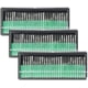 thumbnail image 1 of 90 PCS Diamond Burs 3mm Shank 120 Grit Muela abrasiva Broca Grabado Diamante Tallado Forma Herramienta de perforación Limado Pulido Desbarbado para vidrio Piedra Madera Cerámica Molinillo de fresado brillar Electrónica, 1 of 5