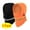 Black&Orange, variant on 2 Pack Balaclava Mens Winter Face Mask Fleece Thermal Ski Mask Windproof Neck Warmer Black