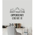thumbnail image 3 of Don't Wait For Opportunity Quote Positive Life Motivation Inspiration Quotes Saying Wall Art Sticker Designs Vinyl Stickers For Home House Walls Rooms Windows Bedroom Decoration Size (27x30 inch), 3 of 3