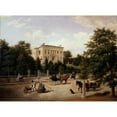 thumbnail image 2 of Henry Lewis 14x11 Gold Ornate Wood Frame and Double Matted Museum Art Print Titled - A Street in Saint Louis (1863), 2 of 4
