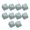Blue, variant on 1U Layout Keycaps Heart Shape Durability Anti Fade For Mechanical Keyboards 10PCS