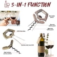 thumbnail image 2 of Abridor de vino KERHAND Ah So 3 en 1, removedor de corcho con dos puntas, cobre, 2 of 7
