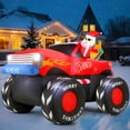 thumbnail image 1 of Santa Inflable AMKAIO en Camión Monstruo 2,1 m para Navidad, 1 of 6