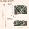 thumbnail image 4 of FORMRS Women Crossbody Purse with Chain Strap Vegan Leather Shoulder Handbag, Flowers Cat, 4 of 7