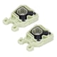 thumbnail image 3 of 2pcs Radiator Mount Bracket 5Q0 121 367D Professional Sturdy Structure Replacement for A3 S3 TT, 3 of 9