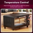 thumbnail image 4 of Elite Cuisine ETO059 4-Slice 9.5 Qt Toaster Oven Broiler, 4 of 6
