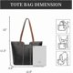 thumbnail image 4 of Tote Bag for Women Top Handle Satchel Purse Oversized Shoulder Handbag Hobo Bags, 4 of 4