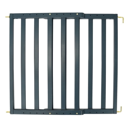Toddleroo by North States LuxeCraft Wooden Baby Gate, Midnight Blue