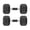 25 lb, Pair, variant on HANDBODE Hex Rubber Dumbbells, Non-Slip Handle Design for Secure & Comfortable Grip, Hand Weights for Strength Training and Home Gym / Pair of 25 LB