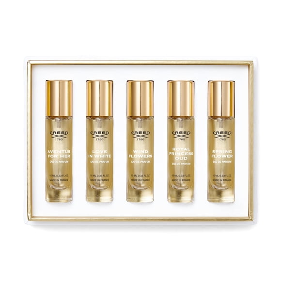 Set de Perfume Creed para Mujer 5 Aromas Exclusivos 10 Ml Regalo Navideño
