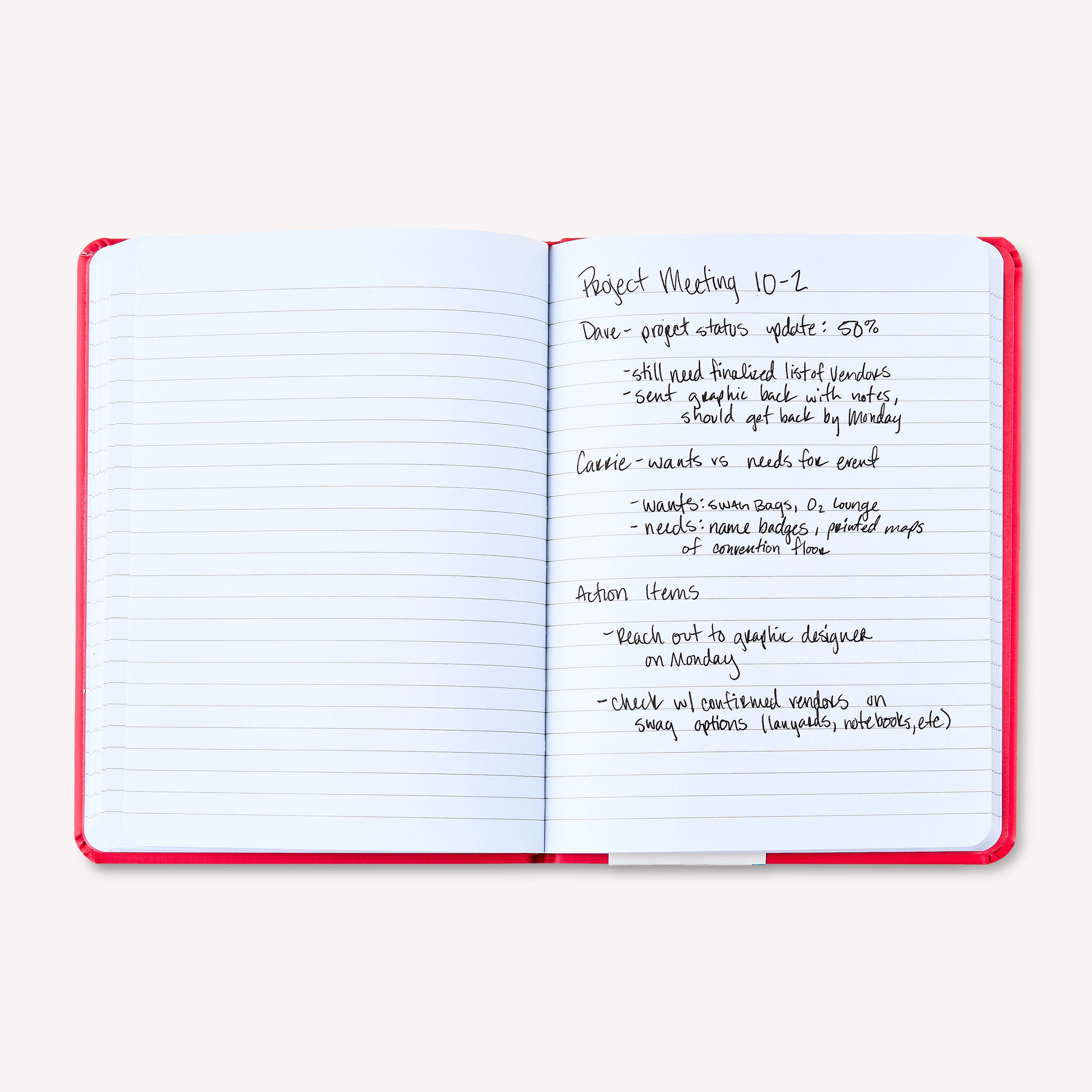 Pen+Gear Ruled Faux Suede Journal, 6" x 8", Red and Gold Strawberry, 160 Pages
