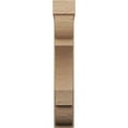 thumbnail image 2 of 6"W x 12"D x 36"H Thin Bryant Rough Cedar Woodgrain TimberThane Corbel, Primed Tan, 2 of 6
