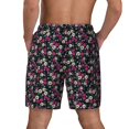 thumbnail image 4 of Goofa Daisies Flowers Printed Men's Swim Trunks Board Shorts Quick Dry Mens Swimming Trunks with Compression Liner,Breathable Fit Hawaii Beach Shorts-3X-Large, 4 of 9