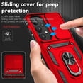thumbnail image 5 of for Samsung Galaxy A35 5G Case with Slide Camera Cover HD Screen Protector [Military Grade 16ft. Drop Tested] Magnetic Ring Holder Kickstand Protective Phone Case for Galaxy A35 5G 2024, Red, 5 of 18