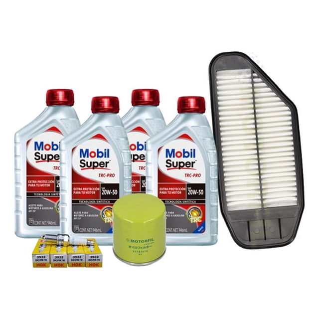 Kit Afinacin Spark 2011-2018 1.2 Mobil 20w50 Bujia Platino