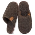 thumbnail image 7 of Litfun Women's Fuzzy Slippers Winter Comfy Indoor House Slippers Soft Memory Foam Shoes, Mocha, 7 of 7