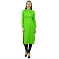 thumbnail image 7 of Phagun Designer Indian Rayon Punjabi Kurta For Womens Ethnic Straight Casual Tunic Kurti, 7 of 7